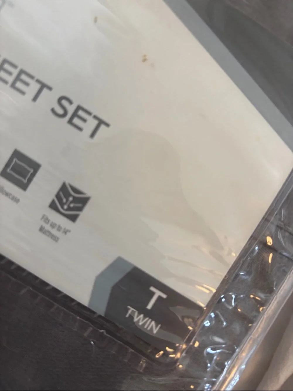 Real Living Twin 3-Piece Microfiber Sheet Set in Gray